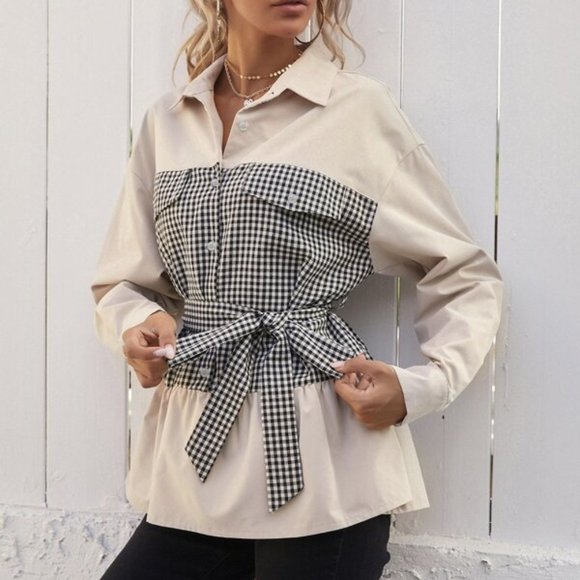 Modern and Edgy Blouse - Picture 2 of 5